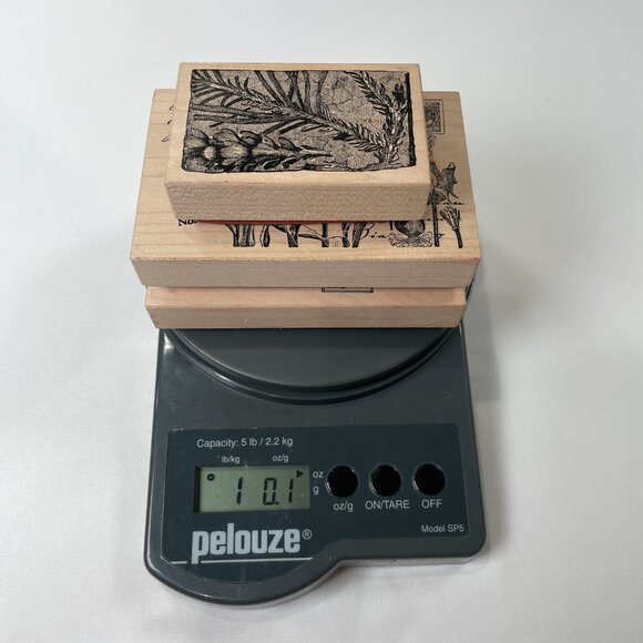 Vtg Stampa Rosa Wood Rubber Stamp Botanical Floral Set Scrapbooking Card Making - Picture 14 of 14